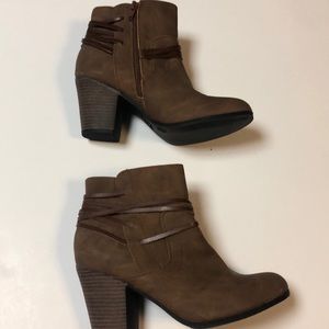 Brown booties